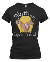 Sloth Lover Sloths Funny Is My Spirit Animal DesignSleppy DrawingFor Lovers TShir Loves Sloths
