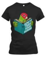 Train Your Human I Book Parrot I Cherryheaded Conure