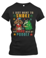 Vintage Smoke And Hang With My Poodle Funny Smoker Weed 7