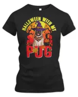 Pug Lover Halloween With My Pug Scary Puppy 324 Pugs Dog