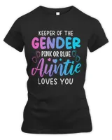 Keeper Of The Gender Auntie Loves You Family Baby Shower