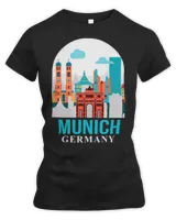 Munich Germany Travel Poster Meet Me In Munich Traveling
