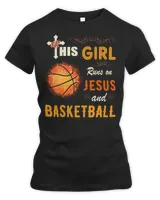 Basketball Coach Funny Watercolor Girl Run On Jesus And Basketball 97 Basketball