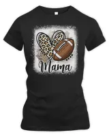 Football Mama Funny Leopard Heart Family Sporty 88 Football player