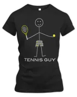 Funny Tennis Design for Men, Boy Tennis Player T-Shirt