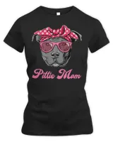 Pitbull Lover Dog Womens Women Pittie Mom Pitbull Dog Lovers Mothers Day 107 Pitbulls