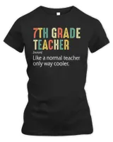 Funny Back To School Definition 7th Grade Teacher Student Kids