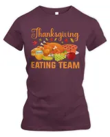 Thanksgiving eating team