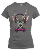 Gaming Deer Video Gamer Player Animal Lover 127