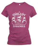 Chillin With My Snowmies Premium Slim Fit Tee