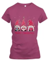 Holiday Gnomes Print For T-shirt Christmas