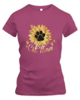 Kitty Mom Sunflower Stay Pawsitive Cat