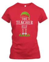 The Teacher Elf Family Matching Group Christmas Gift Funny
