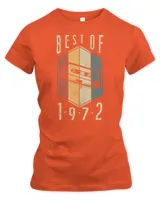 Best Of 1972 50 Year Old Gifts Cassette Tape 50th Birthday T-Shirt