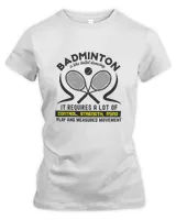 BADMINTONis Like Ballet Dancing Shirt, Badminton Shirt,Badminton T-shirt,Funny Badminton Shirt, Badminton Gift,Sport Shirt