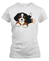 Smileteespets Funny Bernese Mountain Dog Puppy Cartoon T-Shirt
