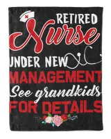 Retired Nurse Under New Management See Grandkids T-Shirts
