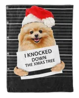 Pomeranian knocked down the Christmas tree tshirt