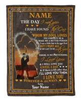 14/2 The Day I Met You Blanket, The Perfect Gift For Your Life Partner, Valentine Gift