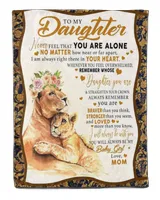 To My Daughter Never Feel That You Are Alone Blanket