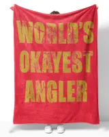 World S Okayest Angler Gift Funny Sarcastic