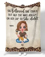 Custom Personalized Cat Mom Single Layer Gift Idea For Cat QTCAT0802DBLKA1