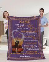 14/2 The Day I Met You Blanket, The Perfect Gift For Your Life Partner, Valentine Gift