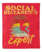 Womens Rock Climbing Social Distancing Expert Vintage