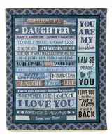 To My Daughter Never Feel That You Are Alone Blanket