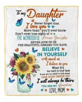 To my Daughter I love you gift for christmas Blanket