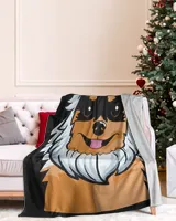 Pomeranian Long Sleeve Funny Santa Christmas Gift Shirt