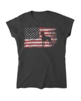 Patriotic Vizsla 4th of July Dog Lover T-Shirt