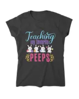 DH Teaching My Favorite Peeps Shirt, Easter Teacher Shirt, Teacher Shirt, Peeps Shirt, Easter Day Gift