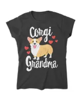 Corgi 2Women Girls Puppy Lover Dog Grandma Gift