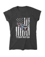 NFL Tennessee Titans Logo American Flag T-Shirt Sweater