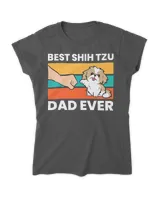 Best Shih Tzu Dad Ever Funny Shih Tzu T-Shirt