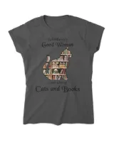 Behind every good woman are a lot of cats and books