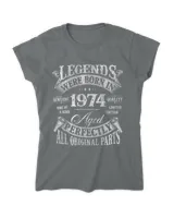 50 Years Old Vintage 1974 50th Birthday Gifts For Men Women T-Shirt