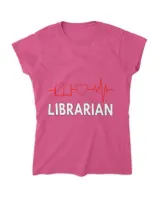 Librarian Book Heartbeat Love Literature Library Book Lover