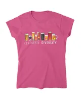 Celebrate Diversity Craft Beer Drinking T-Shirt T-Shirt