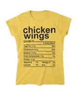 Chicken Wings Nutrition Fact Funny Thanksgiving Christmas