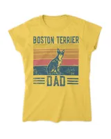 Dog Dad - Vintage Boston Terrier Dad Sweatshirt