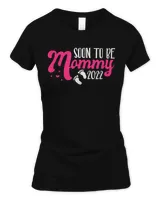 Pregnancy Baby Announcement Soon To Be Mommy Est 2022 T-Shirt