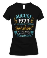 August 1979 41 Years Of Being Sunshine Mixed With Hurricane Premium T-Shirt