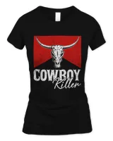 Cowboy Killers Bull Skull Howdy Punchy Western Country Music