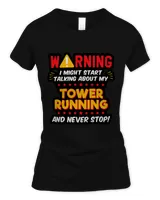 Funny Tower Running Tower Runner Joke Graphic
