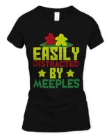 easily distracted by meeples Board Games Outfit Geek