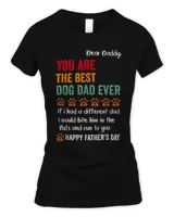 Funny happy fathers day from dog treats to dad quote T-Shirt