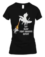 Eat, Sleep, Fight-Dragons, Repeat, By Yoraytees T-Shirt