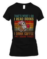 Funny Owl That's What I Do I Read Books I Drink Coffee T-shirt